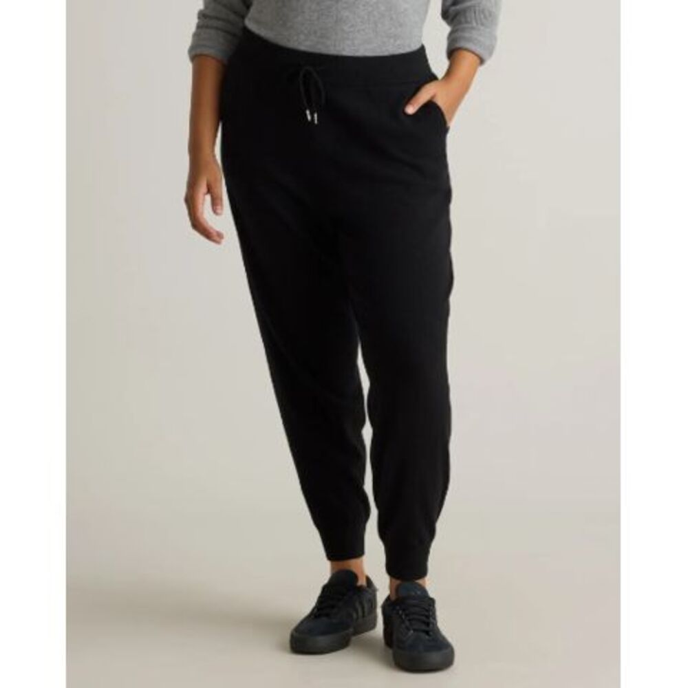 Quince Women's Mongolian Cashmere Sweatpants Black XS
